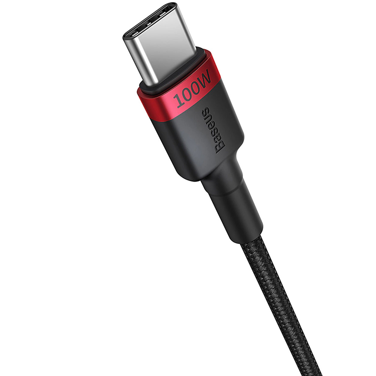 Καλώδιο δεδομένων και φόρτισης USB-C - USB-C Baseus Cafule, 100W, 1m, κόκκινο, σετ 2 τεμαχίων