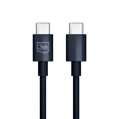 Καλώδιο Δεδομένων και Φόρτισης USB-C - USB-C 3MK Hyper, 100W, 1.2m, Μαύρο