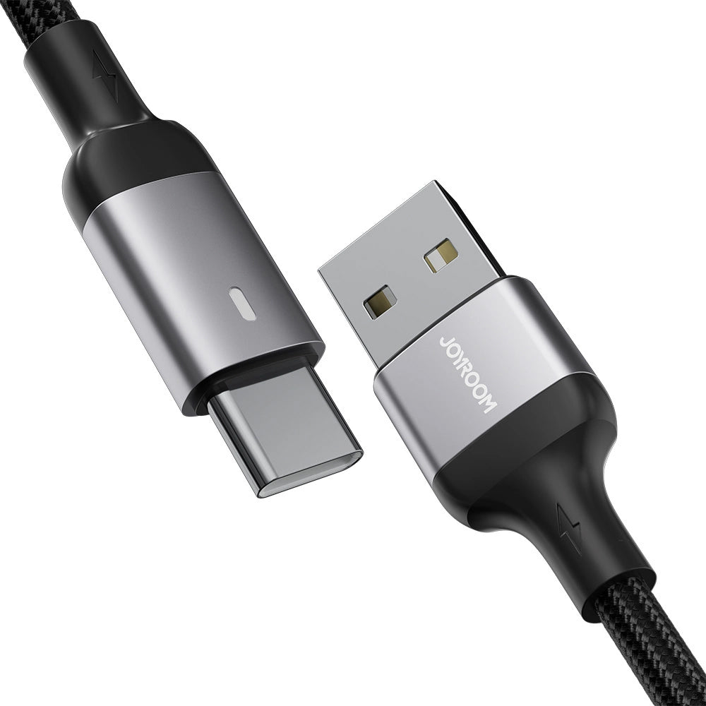 Καλώδιο Δεδομένων και Φόρτισης USB-A - USB-C Joyroom A10, 18W, 1.2m, Μαύρο