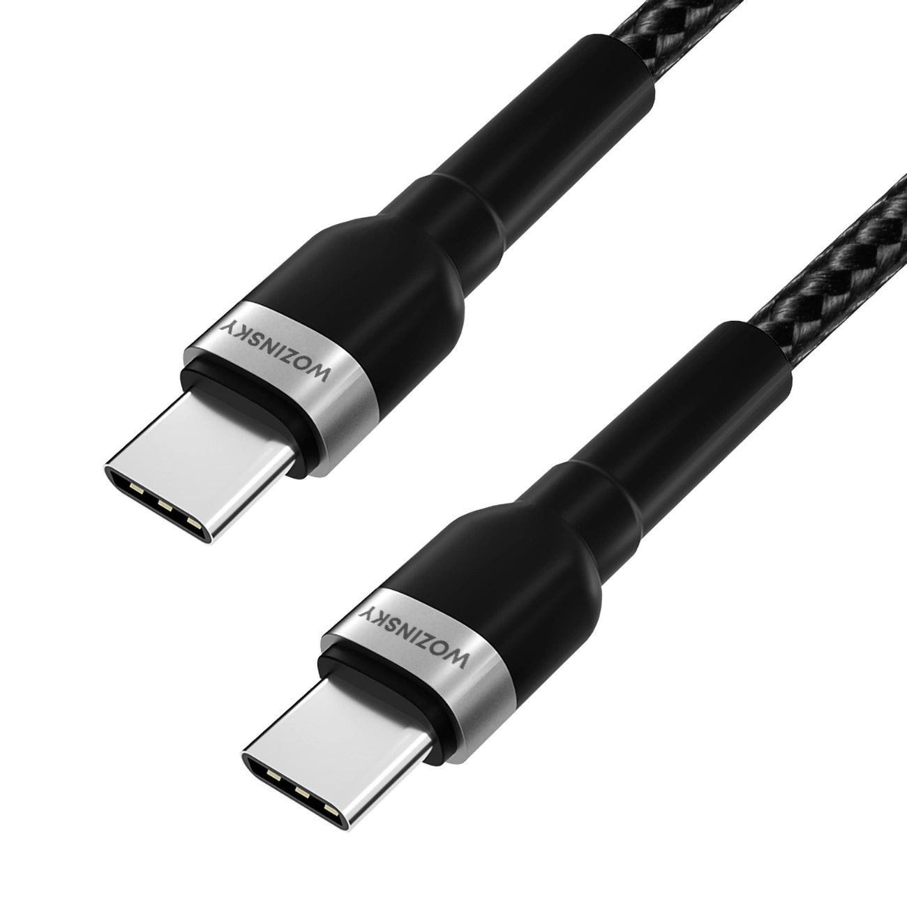 Καλώδιο Δεδομένων και Φόρτισης USB-C - USB-C WZK WNBCC2, 65W, 2m, Μαύρο