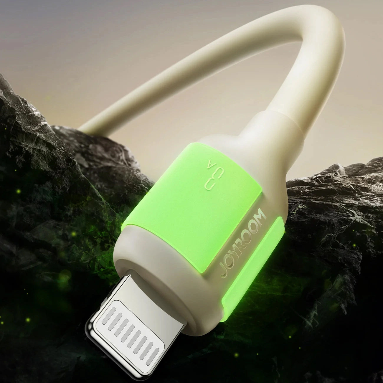 Καλώδιο Δεδομένων και Φόρτισης USB-A - Lightning Joyroom S-A53, 18W, 1.2m, Μπεζ