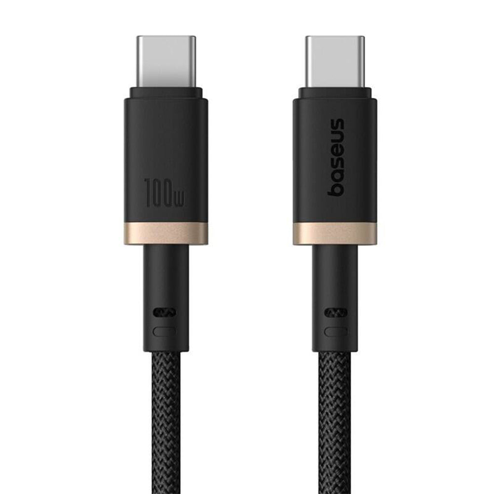 Καλώδιο Δεδομένων και Φόρτισης USB-C - USB-C Baseus Dura Series, 100W, 2m, Χρυσό P10377803U01-03