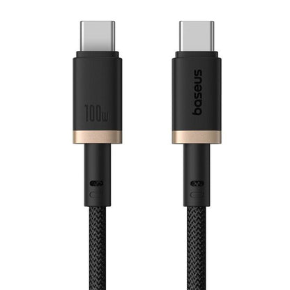 Καλώδιο Δεδομένων και Φόρτισης USB-C - USB-C Baseus Dura Series, 100W, 2m, Χρυσό P10377803U01-03