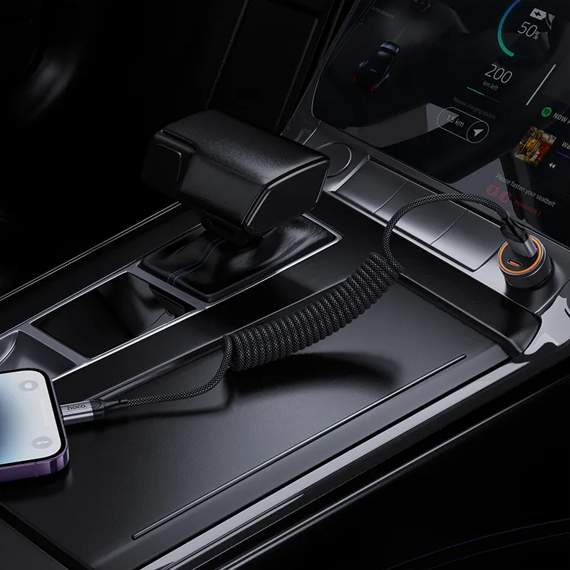 Καλώδιο Δεδομένων και Φόρτισης USB-A - Lightning HOCO X121, 27W, 1.5m, Μαύρο