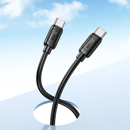 Καλώδιο Δεδομένων και Φόρτισης USB-C - USB-C HOCO X115, 240W, 1m, Μαύρο