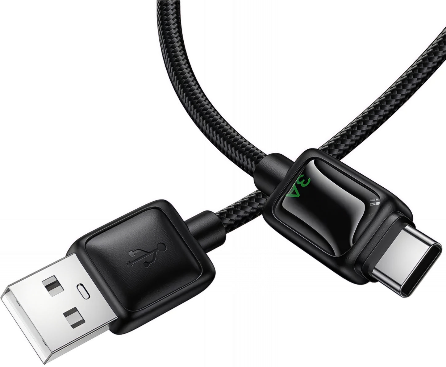 Καλώδιο Δεδομένων και Φόρτισης USB-A - USB-C HOCO U146, 36W, 1.2m, Μαύρο