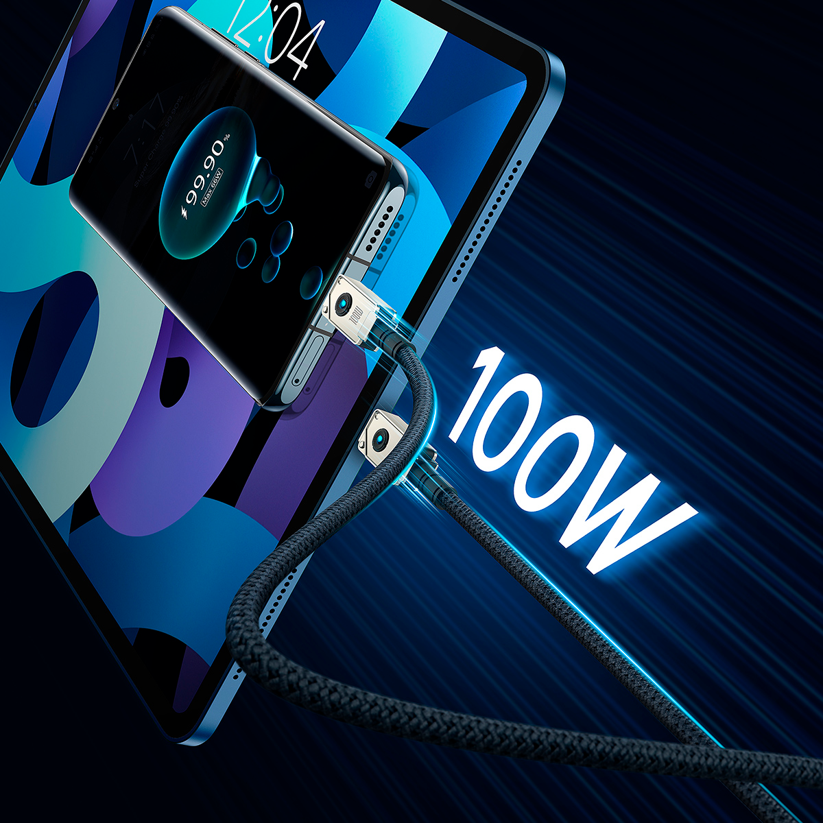 Καλώδιο Δεδομένων και Φόρτισης USB-C - USB-C Baseus Unbreakable, 100W, 2m, Λευκό P10355800221-01