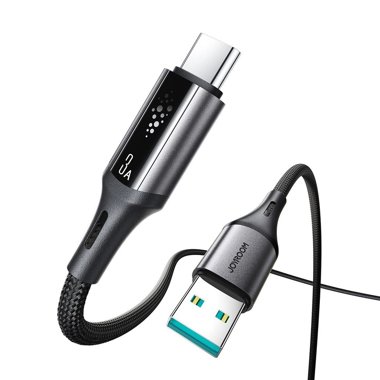 Καλώδιο Δεδομένων και Φόρτισης USB-A - USB-C Joyroom S-A60 StarTalk, 18W, 1.2m, Μαύρο