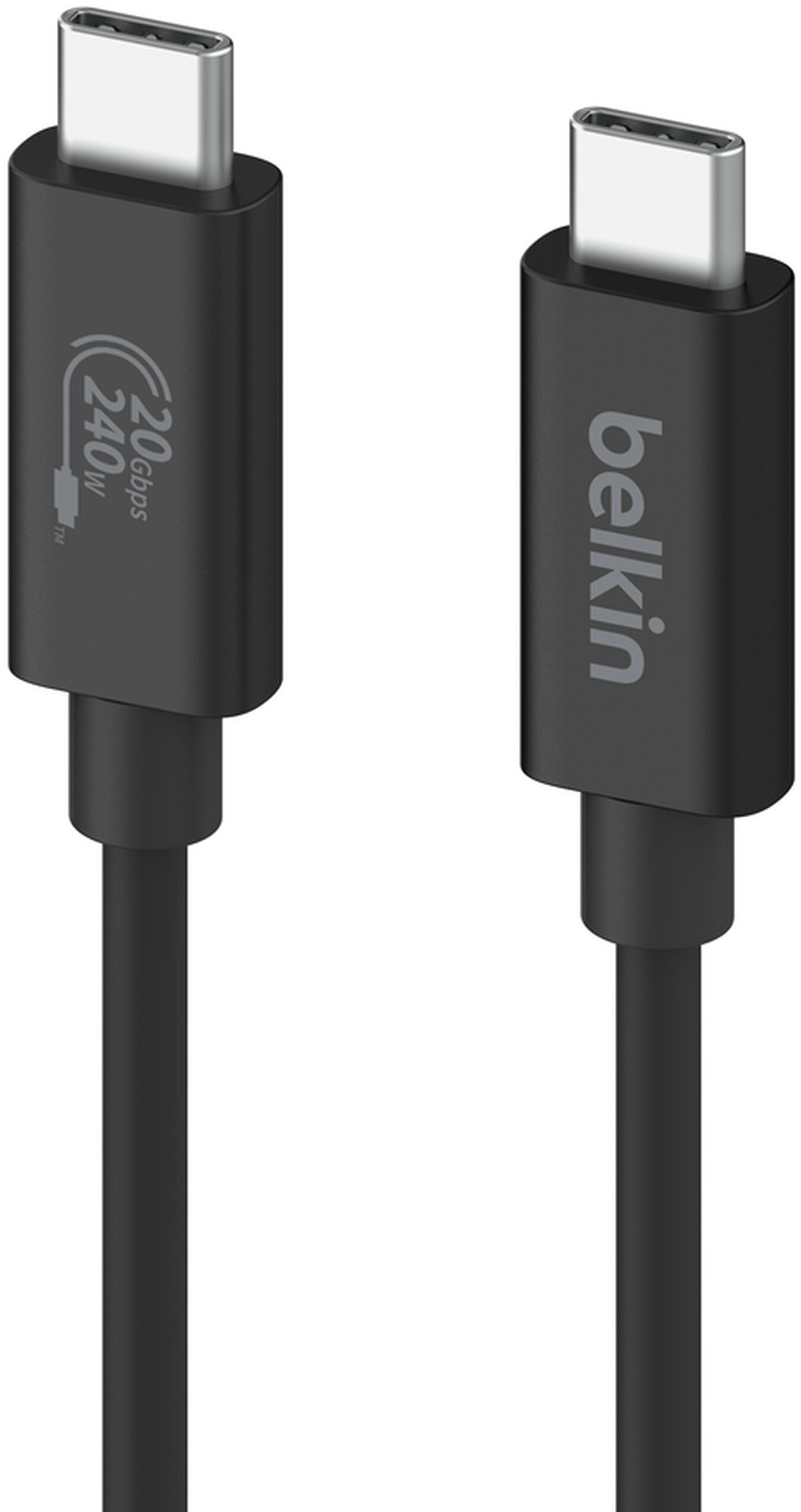 Καλώδιο Δεδομένων και Φόρτισης USB-C - USB-C Belkin Connect, 240W, 2m, Μαύρο INZ004bt2MBK