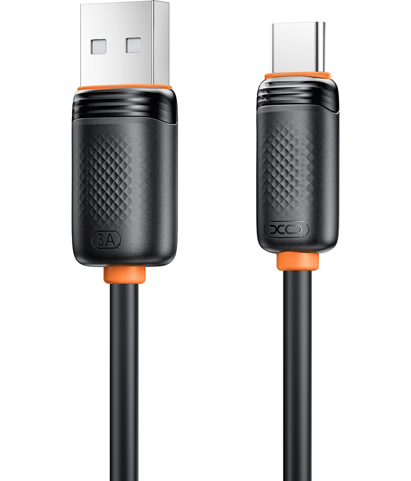 Καλώδιο Δεδομένων και Φόρτισης USB-A - USB-C XO Design NB302, 18W, 1μ, Μαύρο