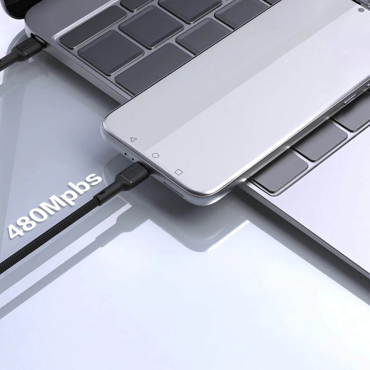 USB-C Data and Charging Cable - USB-C Dudao L9C Max, 240W, 2m, Black