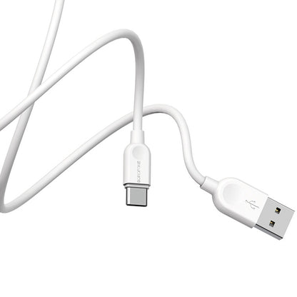 Καλώδιο δεδομένων και φόρτισης USB-A - USB-C Borofone BX14 LinkJet BX14, 18W, 2m, Λευκό