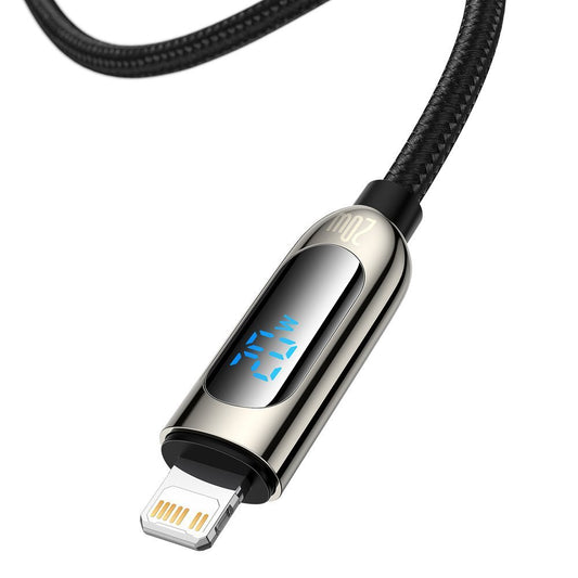 Καλώδιο δεδομένων και φόρτισης USB-C - Lightning Baseus Display Fast Charging, 20W, 2m, μαύρο CATLSK-A01
