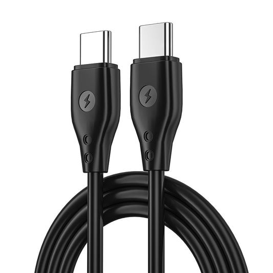 Καλώδιο δεδομένων και φόρτισης USB-C - USB-C WiWu Wi-C002, 67W, 1m, Μαύρο 