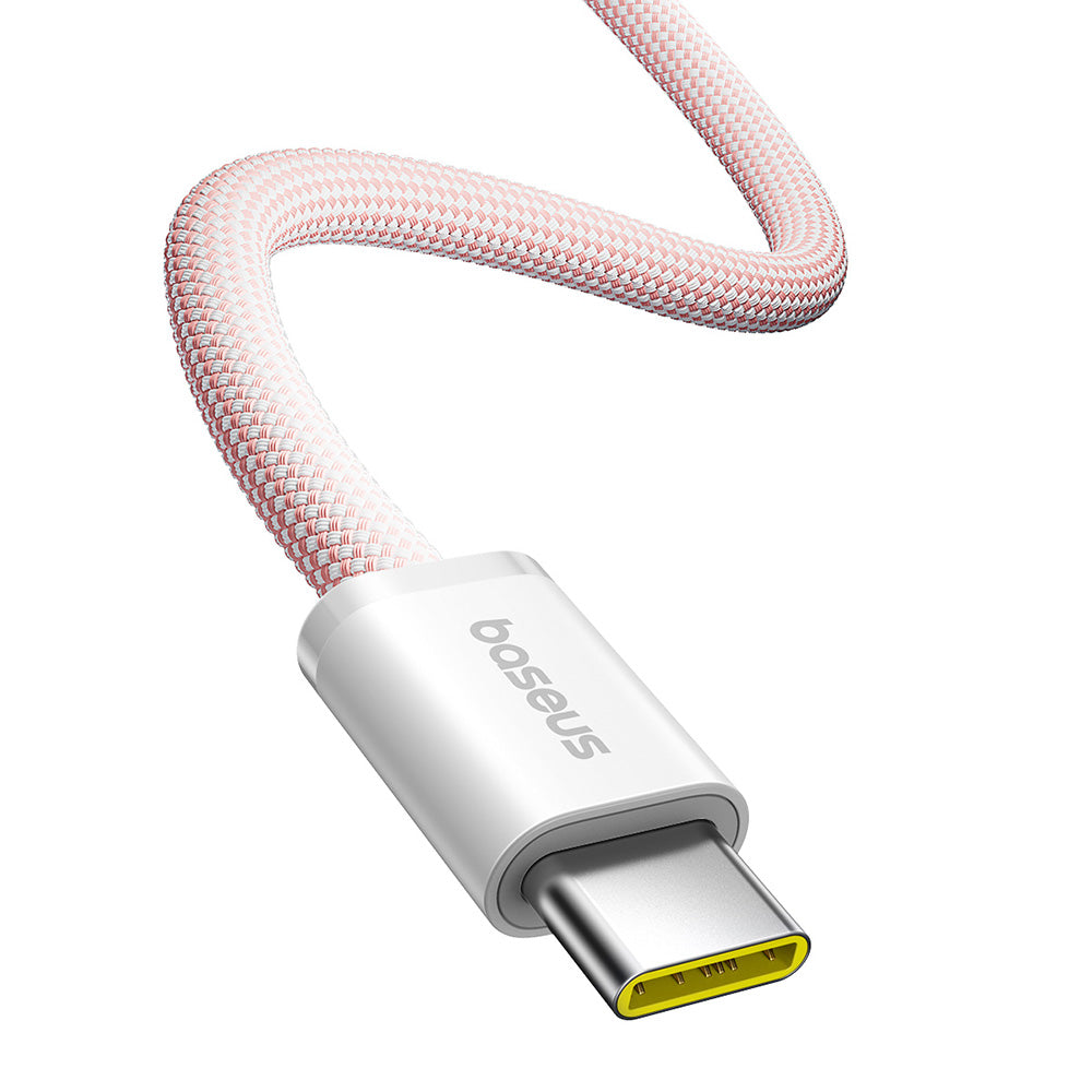 Καλώδιο Δεδομένων και Φόρτισης USB-C - USB-C Baseus Dynamic 4 Series, 100W, 2m, Ροζ P10381400411-01