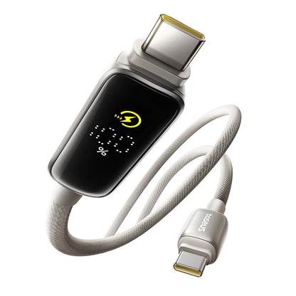 Καλώδιο Δεδομένων και Φόρτισης USB-C - USB-C Baseus Vipow Display, 100W, 1m, Γκρι P10381802851-00