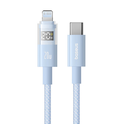 Καλώδιο Δεδομένων και Φόρτισης USB-C - USB-C Baseus Display 2, 100W, 2m, Μπλε P10382702311-01