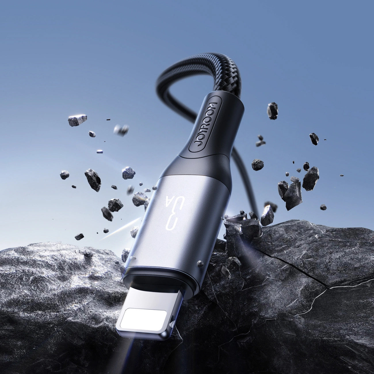 Καλώδιο Δεδομένων και Φόρτισης USB-A - Lightning Joyroom S-A28 Flash, 18W, 2m, Μαύρο