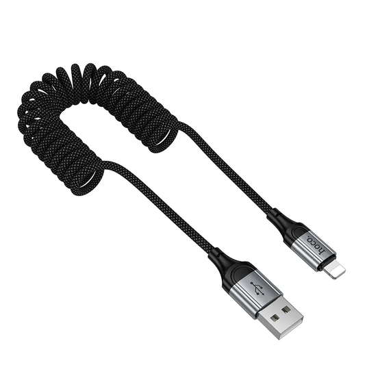 Καλώδιο Δεδομένων και Φόρτισης USB-A - Lightning HOCO X121, 27W, 1.5m, Μαύρο