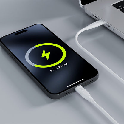 Καλώδιο Δεδομένων και Φόρτισης USB-C - USB-C Allity. AUC-02, 100W, 2m, Λευκό