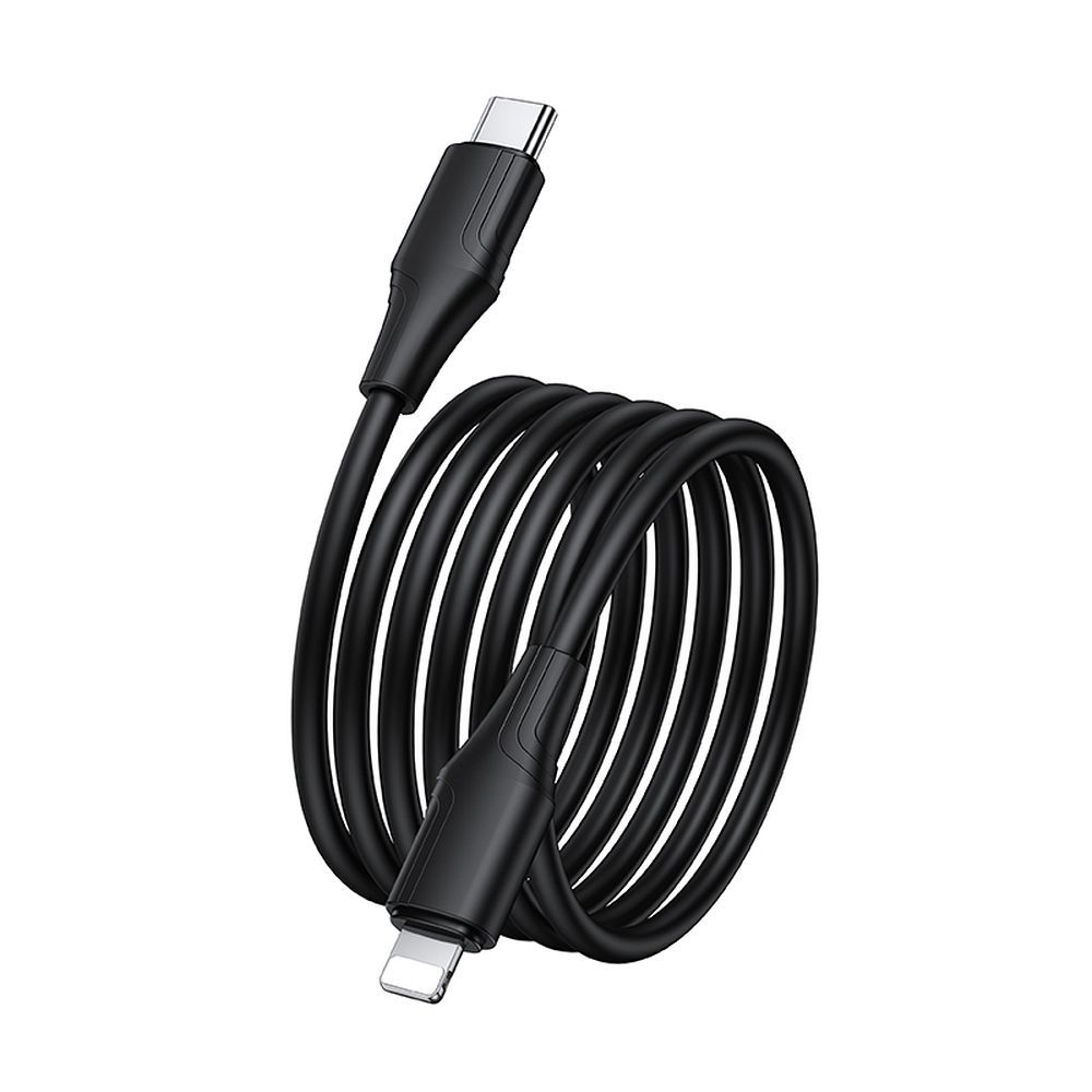 USB-C to Lightning Data and Charging Cable HOCO X124, 27W, 1m, Black