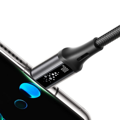 Καλώδιο Δεδομένων και Φόρτισης USB-C - USB-C Joyroom S-A60 StarTalk, 100W, 1.2m, Μαύρο