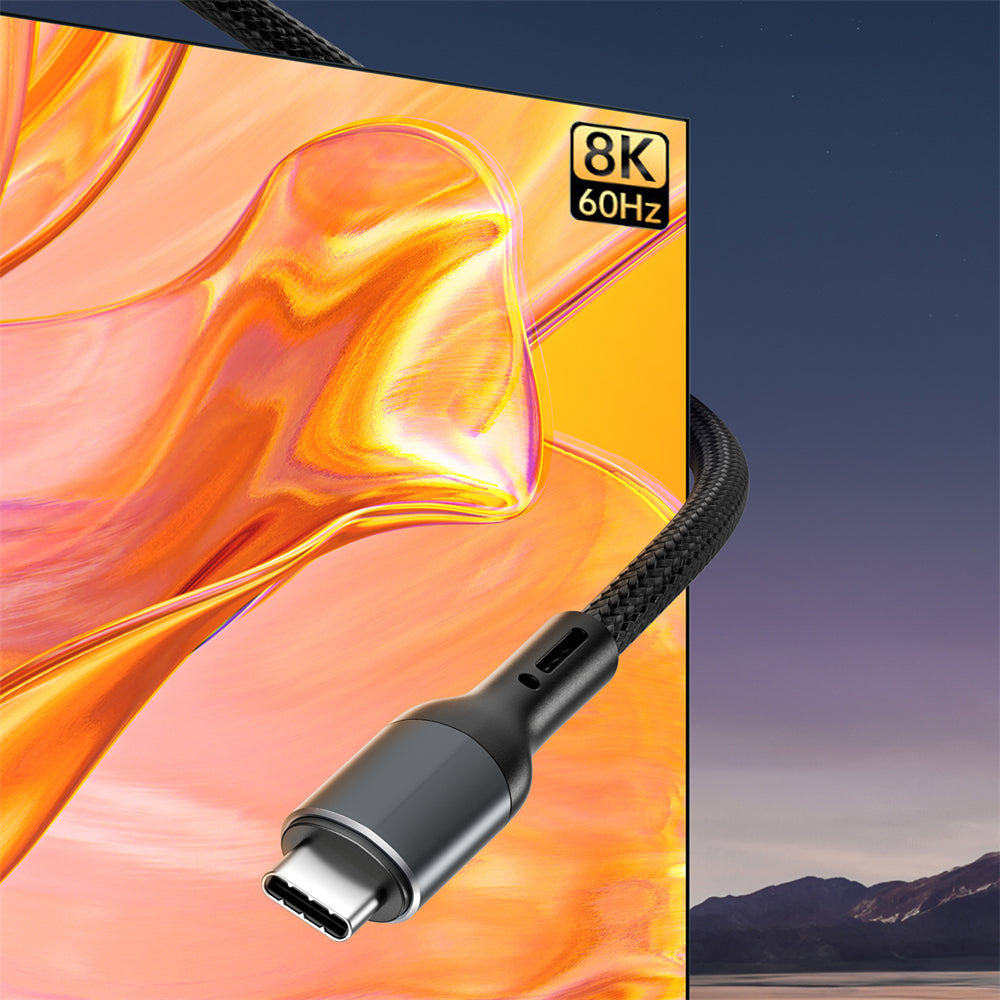Καλώδιο Δεδομένων και Φόρτισης USB-C - USB-C WiWu Wi-C036, 240W, 1m, Μαύρο