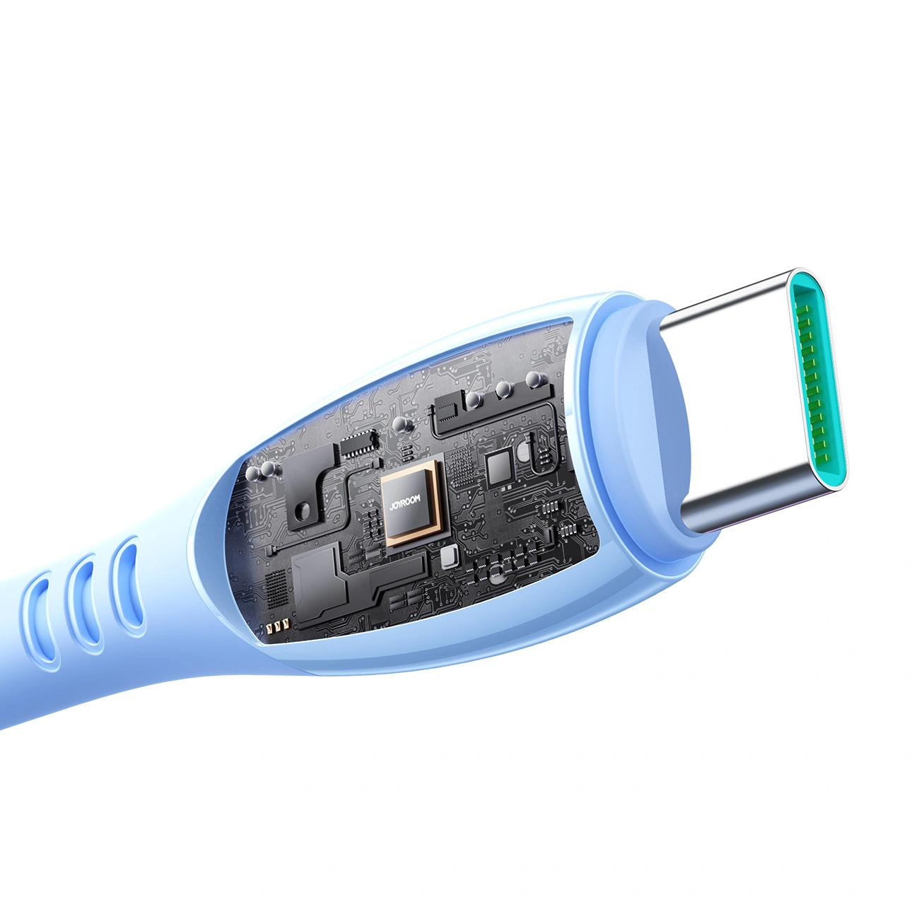 Καλώδιο Δεδομένων και Φόρτισης USB-C - USB-C Joyroom S-A59 Vibrant, 60W, 1.2m, Μπλε