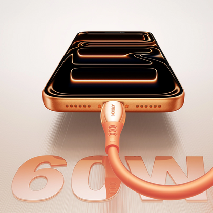 Καλώδιο Δεδομένων και Φόρτισης USB-C - USB-C Joyroom S-A59 Vibrant, 60W, 1.2m, Πορτοκαλί