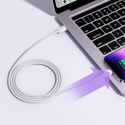 Καλώδιο Δεδομένων και Φόρτισης USB-A - Lightning Joyroom S-A14, 18W, 1.2m, Λευκό