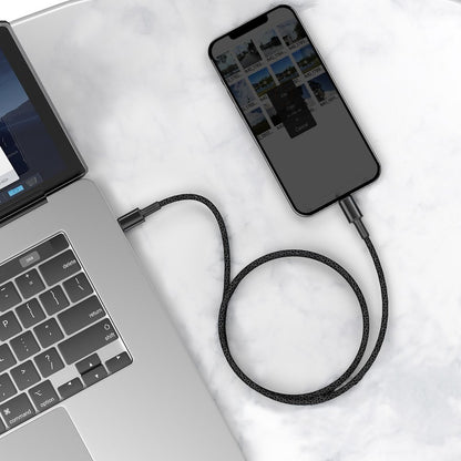 Baseus Καλώδιο δεδομένων και φόρτισης USB-C - Lightning υψηλής πυκνότητας, 20W, 1m, μαύρο CATLGD-01