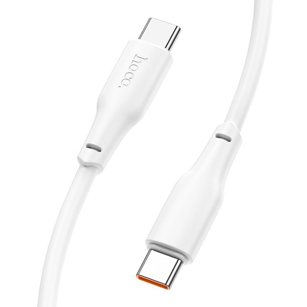 Καλώδιο δεδομένων και φόρτισης USB-C - USB-C HOCO X93, 100W, 1m, λευκό 