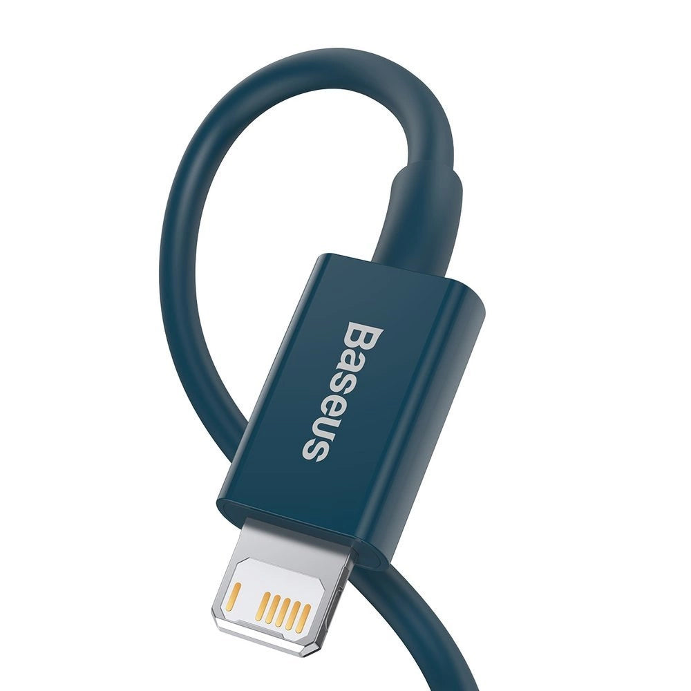 Καλώδιο δεδομένων και φόρτισης USB-A - Lightning Baseus Superior Series, 20W, 1m, μπλε CALYS-A03 