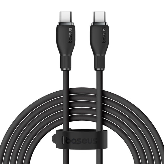 Καλώδιο δεδομένων και φόρτισης USB-C - USB-C Baseus Pudding, 100W, 1.2m, Μαύρο P10355702111-00 