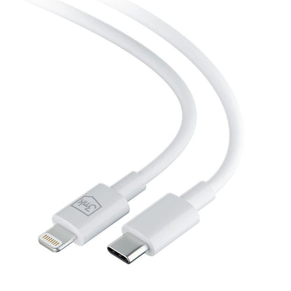 Καλώδιο δεδομένων και φόρτισης USB-C - Lightning 3MK Hyper, 20W, 1,2m, λευκό 