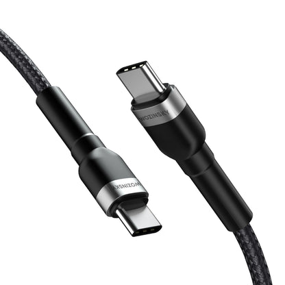 Καλώδιο Δεδομένων και Φόρτισης USB-C - USB-C WZK WNBCC2, 65W, 2m, Μαύρο
