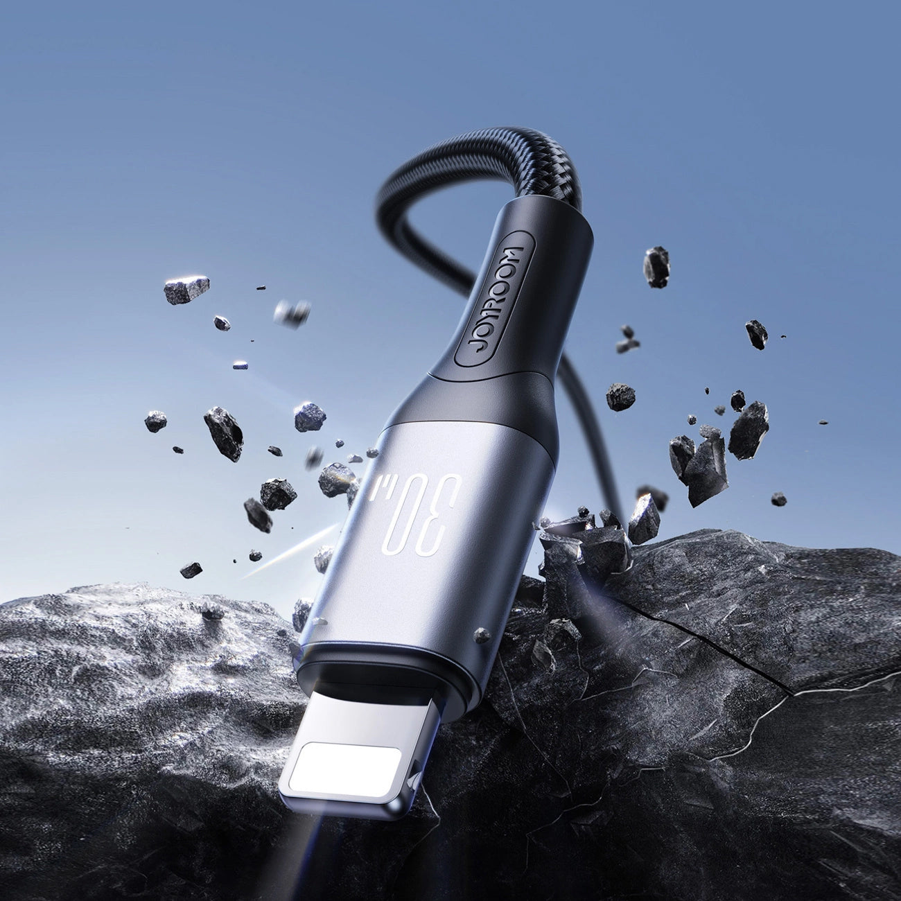 Καλώδιο Δεδομένων και Φόρτισης USB-C - Lightning Joyroom S-A28 Flash, 30W, 1m, Μαύρο