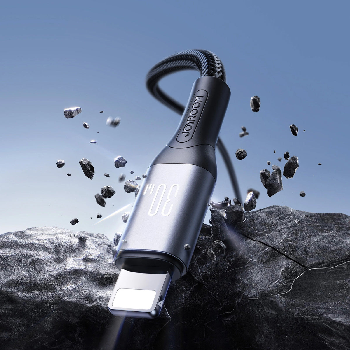 Καλώδιο Δεδομένων και Φόρτισης USB-C - Lightning Joyroom S-A28 Flash, 30W, 1m, Μαύρο