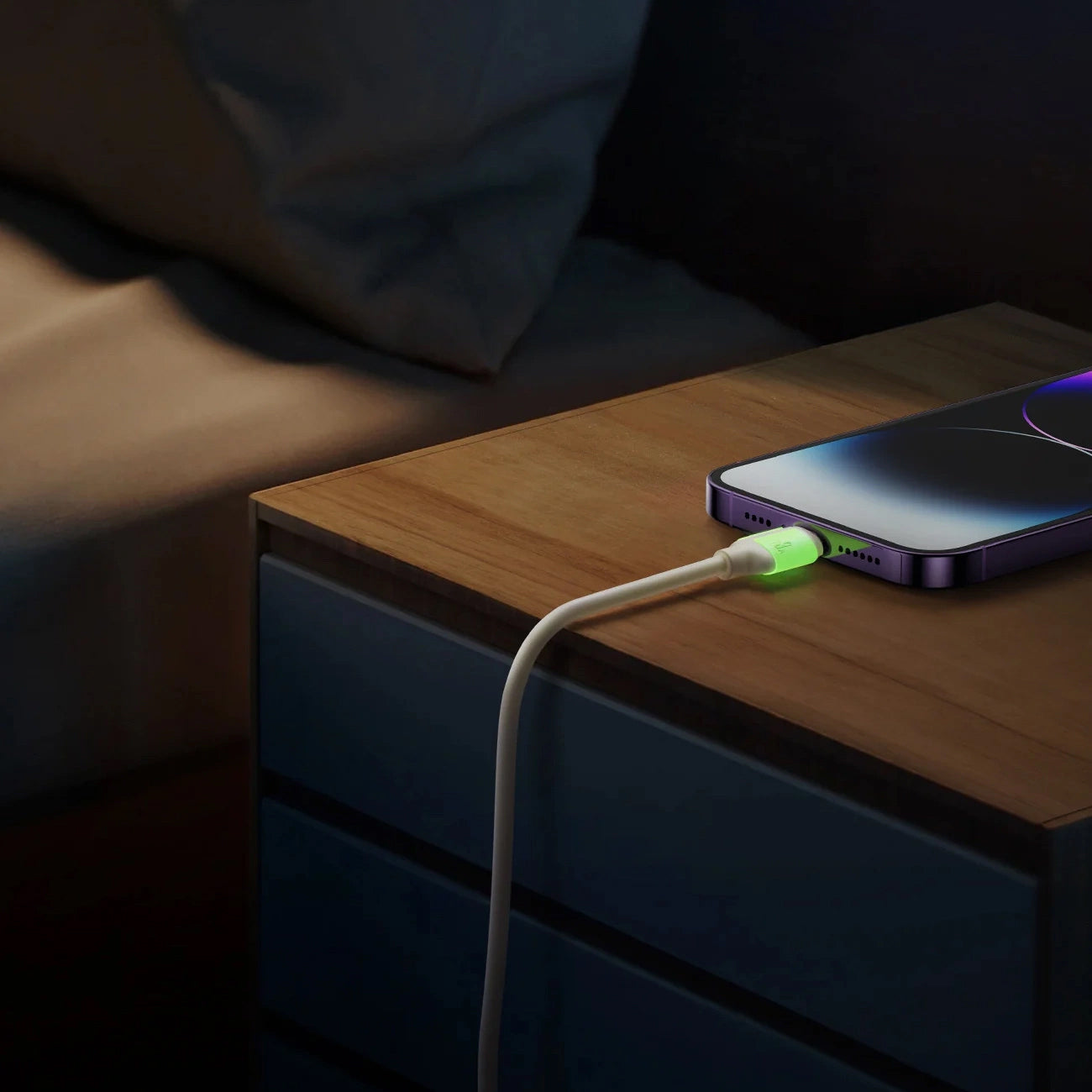 Καλώδιο Δεδομένων και Φόρτισης USB-C - Lightning Joyroom S-A53, 30W, 2m, Μπεζ