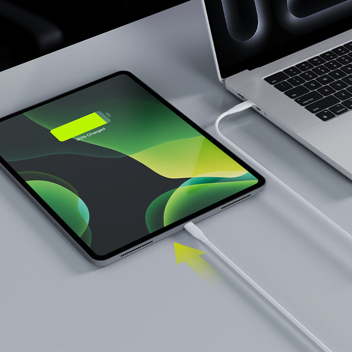 Καλώδιο Δεδομένων και Φόρτισης USB-C - USB-C Allity. AUC-02, 100W, 2m, Λευκό