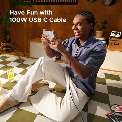 Καλώδιο Δεδομένων και Φόρτισης USB-C - USB-C UGREEN L509, 100W, 1m, Γκρι