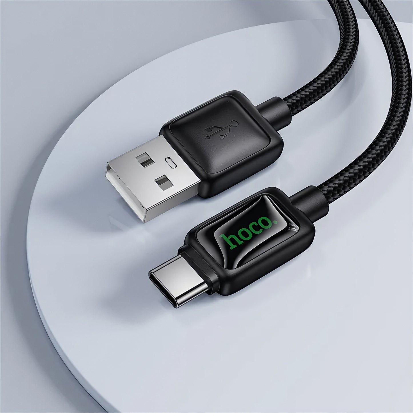 Καλώδιο Δεδομένων και Φόρτισης USB-A - USB-C HOCO U146, 36W, 1.2m, Μαύρο