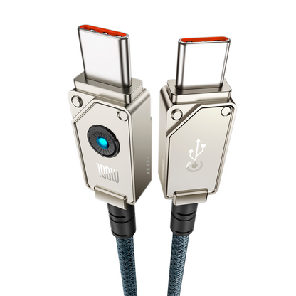 Καλώδιο Δεδομένων και Φόρτισης USB-C - USB-C Baseus Unbreakable, 100W, 2m, Λευκό P10355800221-01