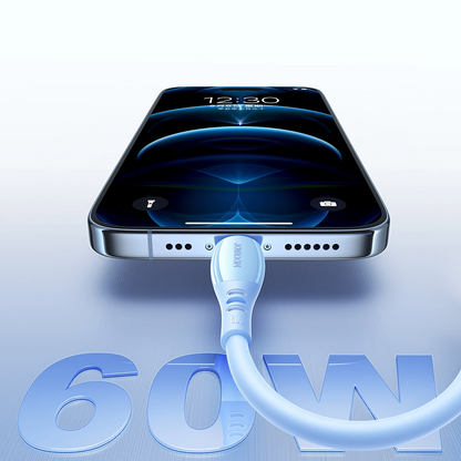 Καλώδιο Δεδομένων και Φόρτισης USB-C - USB-C Joyroom S-A59 Vibrant, 60W, 1.2m, Μπλε