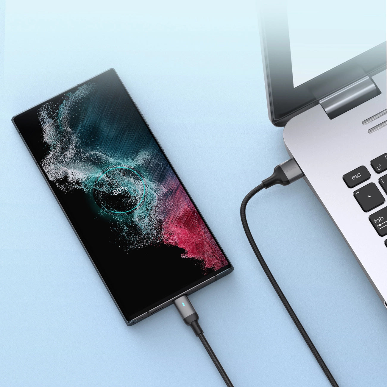 Καλώδιο Δεδομένων και Φόρτισης USB-A - USB-C Joyroom A10, 18W, 1.2m, Μαύρο