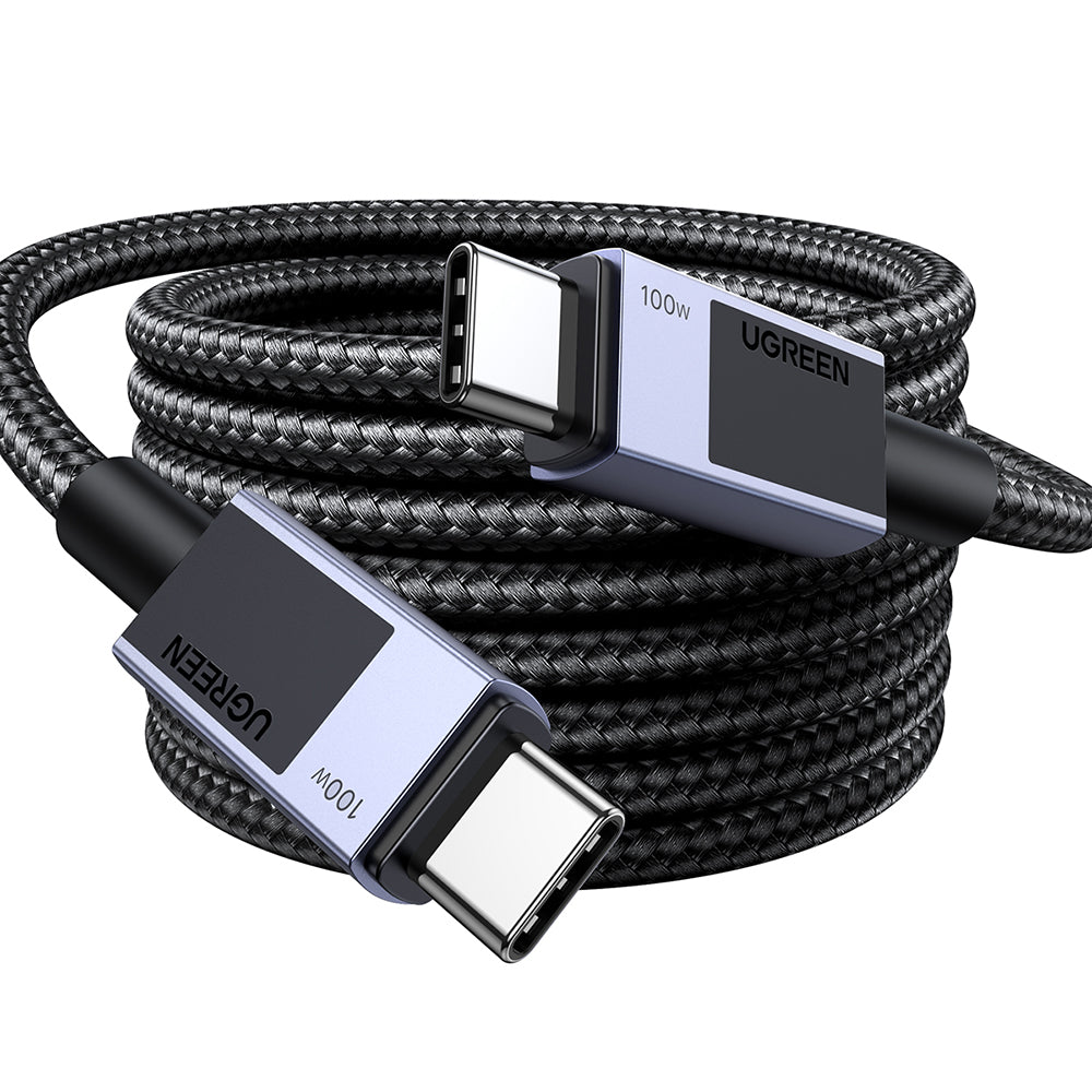 Καλώδιο Δεδομένων και Φόρτισης USB-C - USB-C UGREEN L512, 100W, 3m, Γκρι