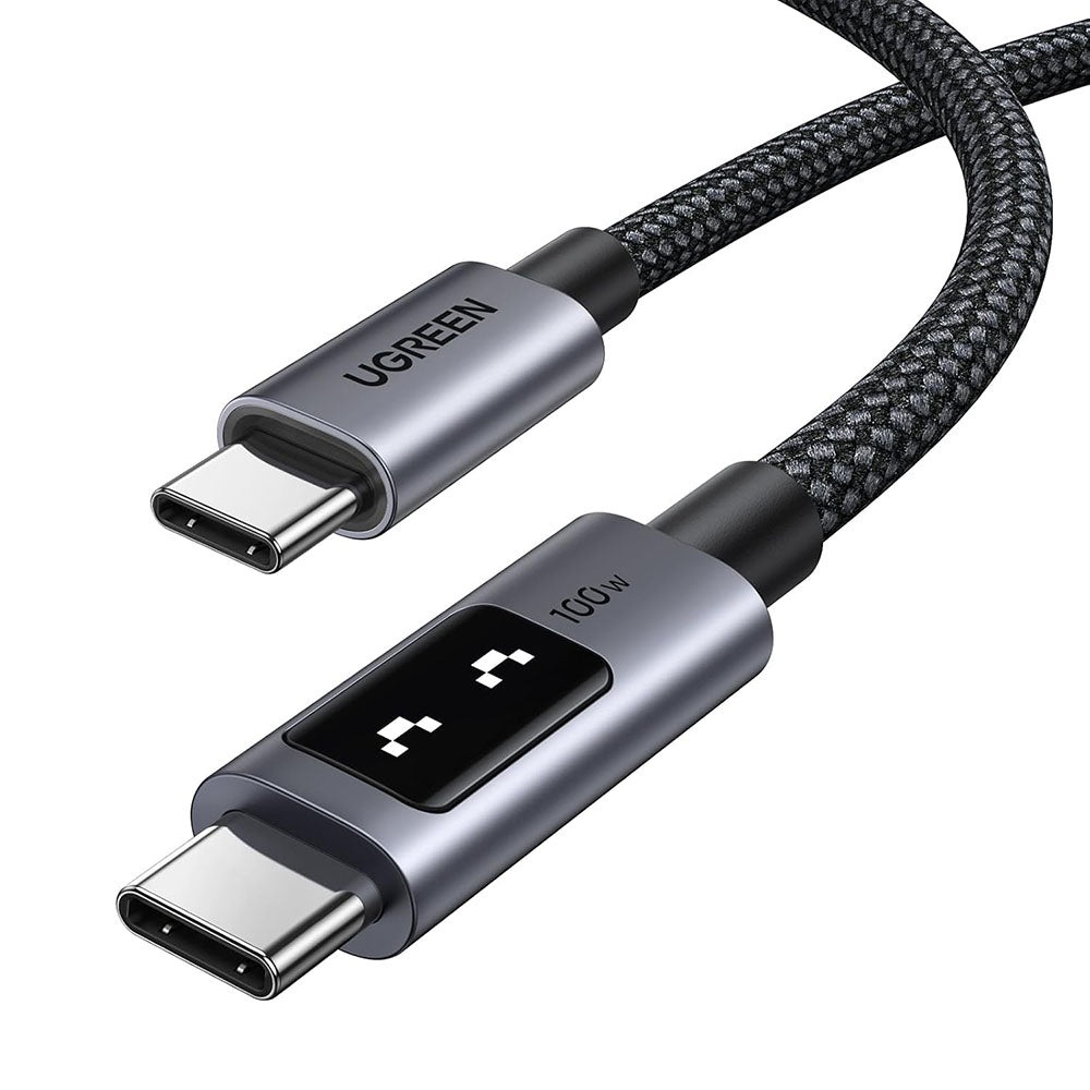 Καλώδιο Δεδομένων και Φόρτισης USB-C - USB-C UGREEN L509, 100W, 1m, Γκρι