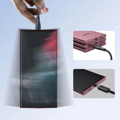 Καλώδιο Δεδομένων και Φόρτισης USB-C - USB-C Joyroom S-A11, 60W, 0.25m, Μαύρο