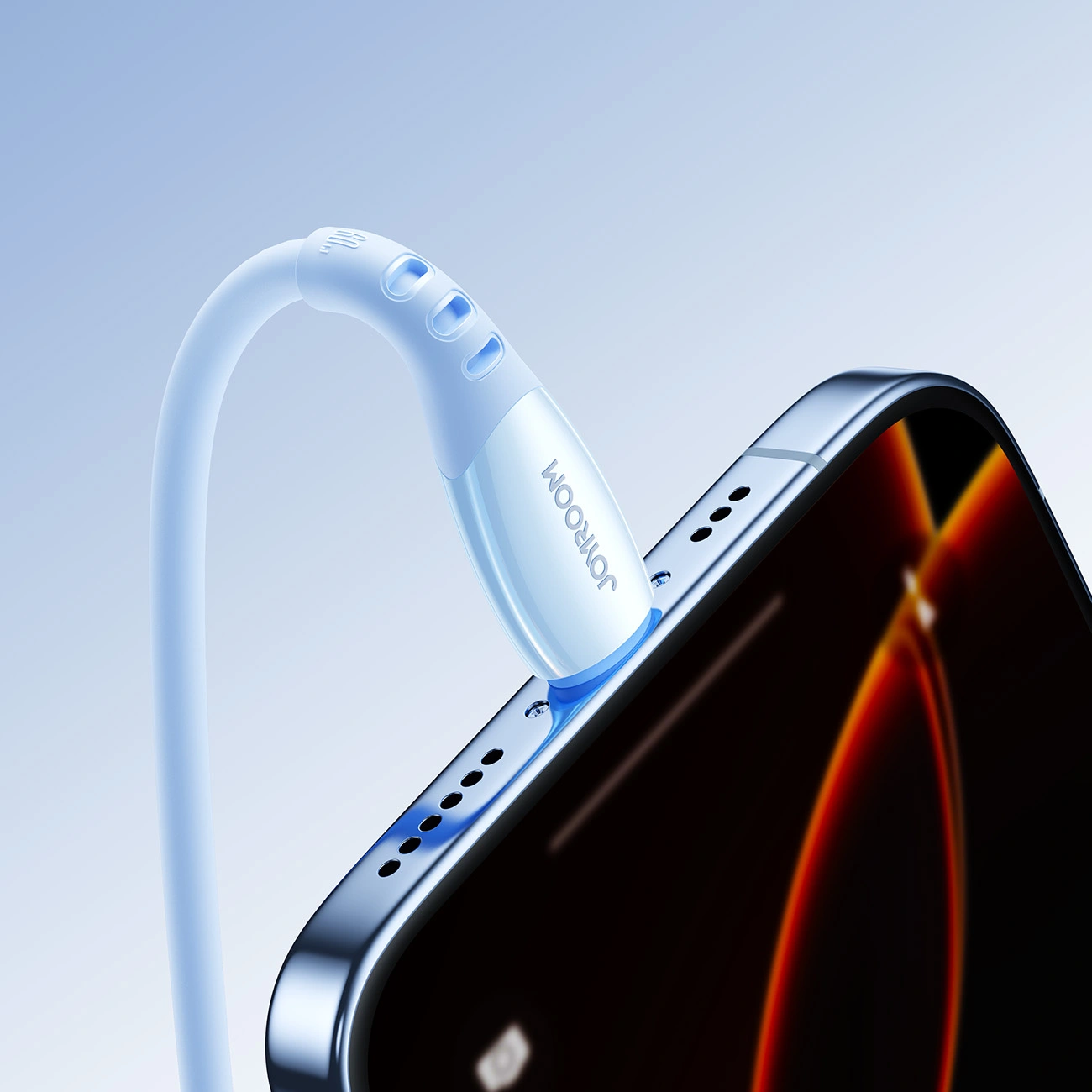 Καλώδιο Δεδομένων και Φόρτισης USB-C - USB-C Joyroom S-A59 Vibrant, 60W, 1.2m, Μπλε