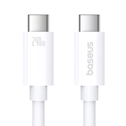 Καλώδιο δεδομένων και φόρτισης USB-C - USB-C Baseus Superior Series 2, 240W, 1m, λευκό P10365200211-02